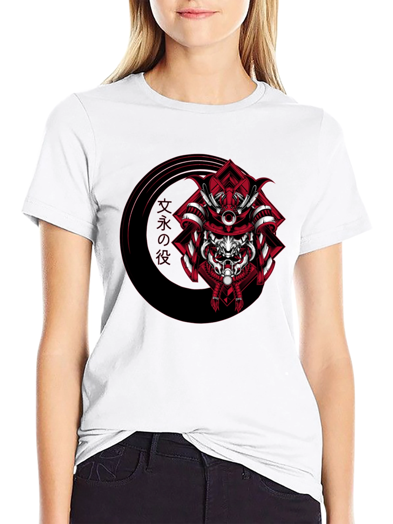 Samurai Graphic Tee - Japanese Warrior Style