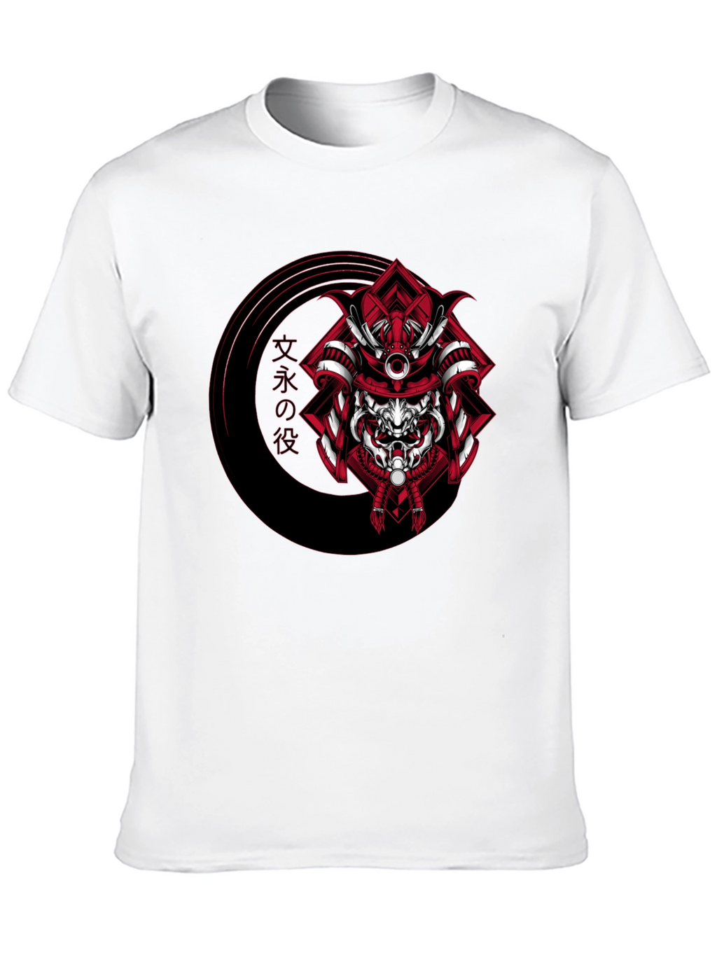 Samurai Graphic Tee - Japanese Warrior Style