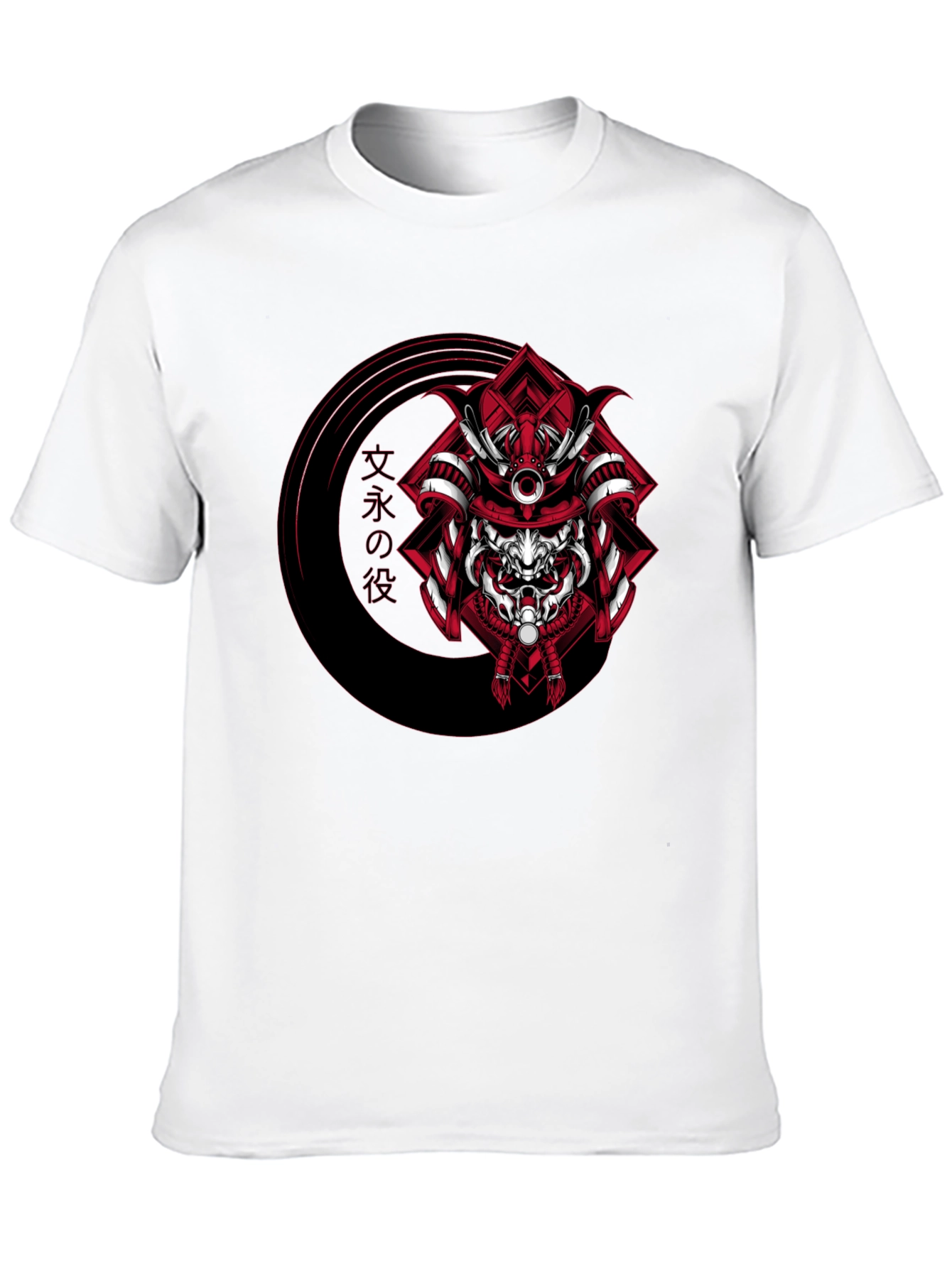 Samurai Graphic Tee - Japanese Warrior Style