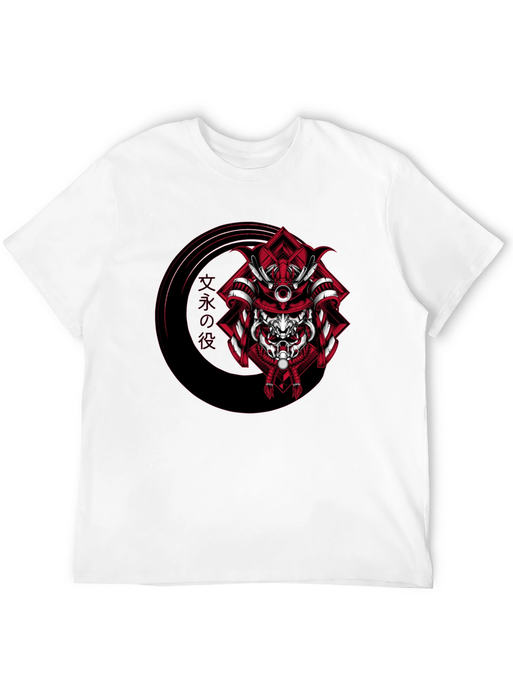 Samurai Graphic Tee - Japanese Warrior Style