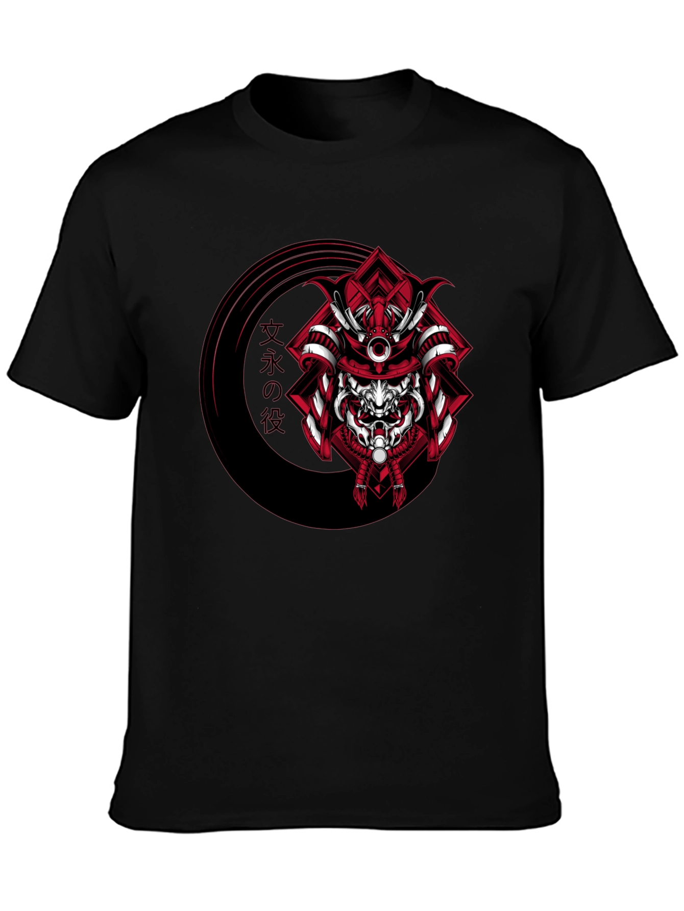 Samurai Graphic Tee - Japanese Warrior Style