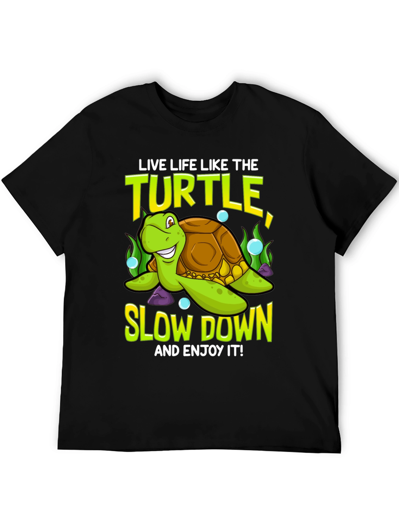 Live Like the Turtle Graphic T-Shirt