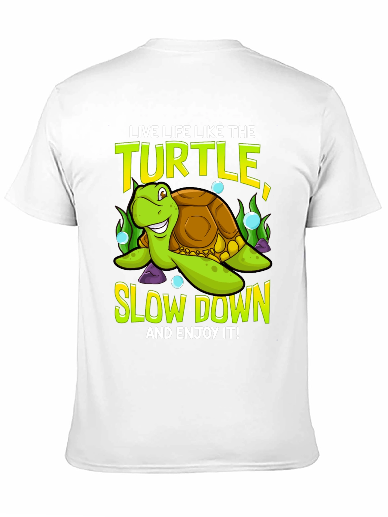 Live Like the Turtle Graphic T-Shirt