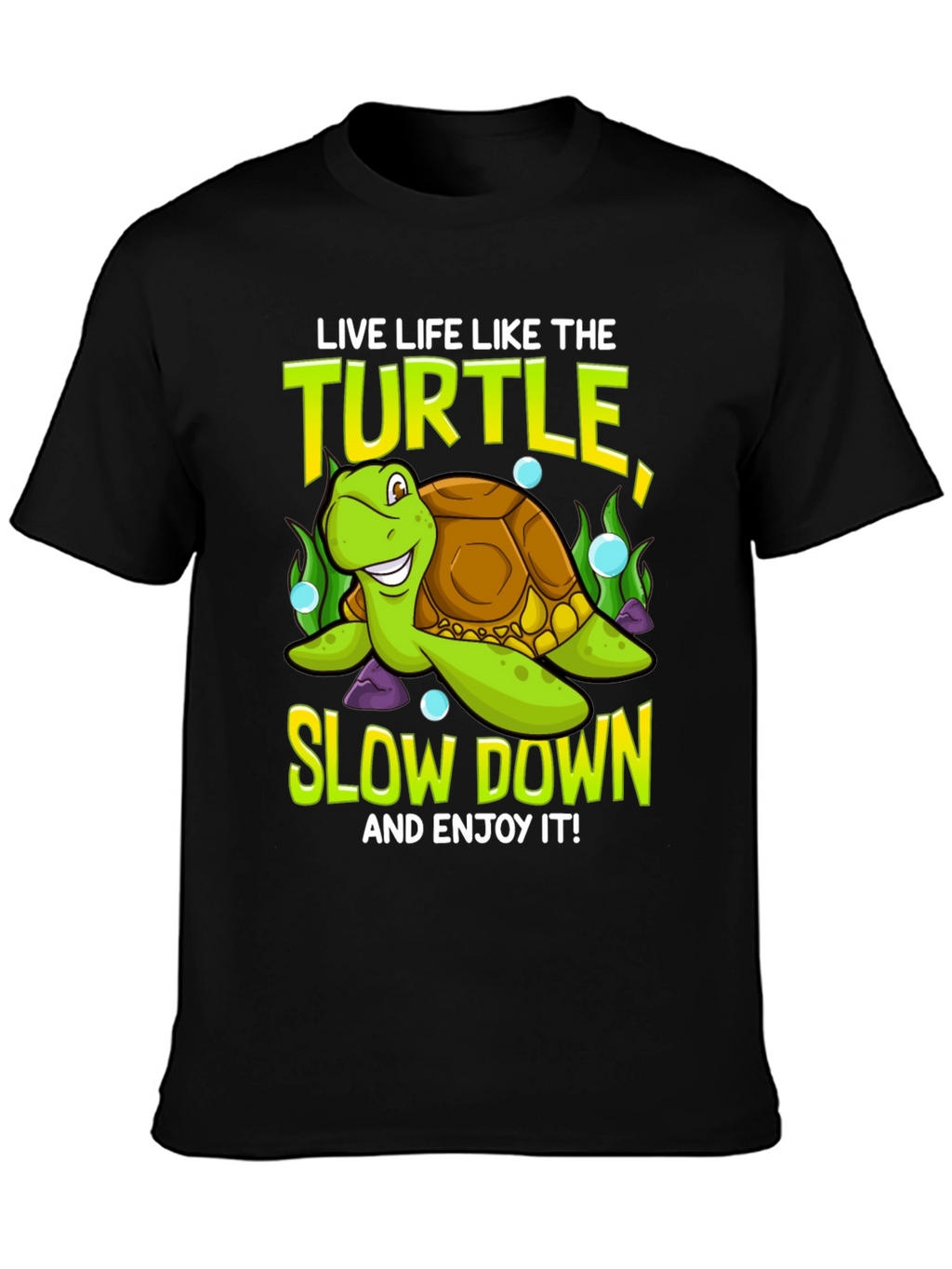 Live Like the Turtle Graphic T-Shirt