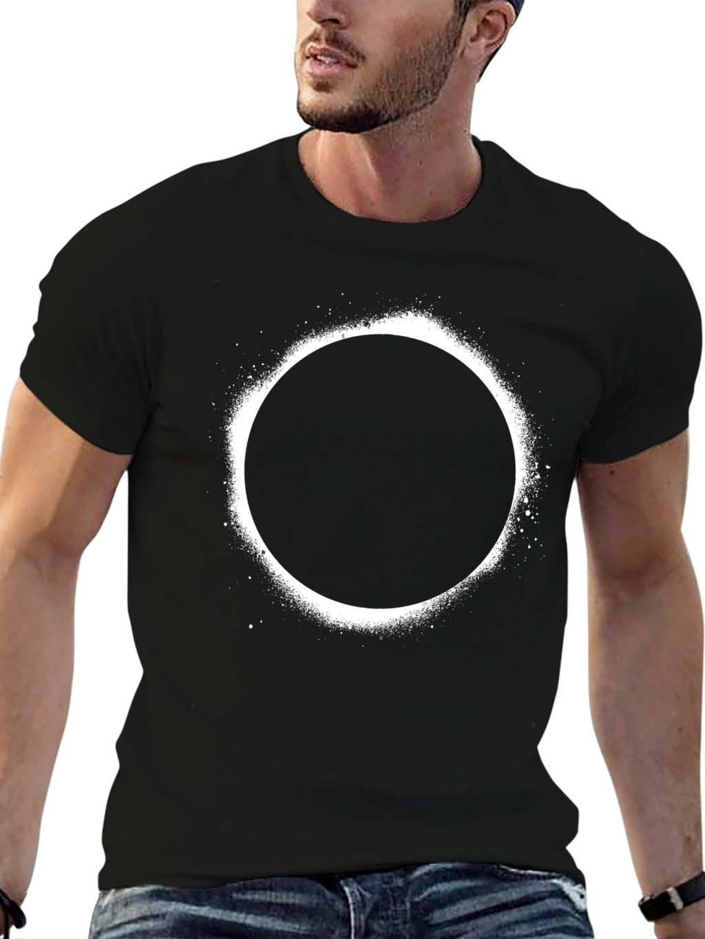 Eclipse Graphic Black T-Shirt