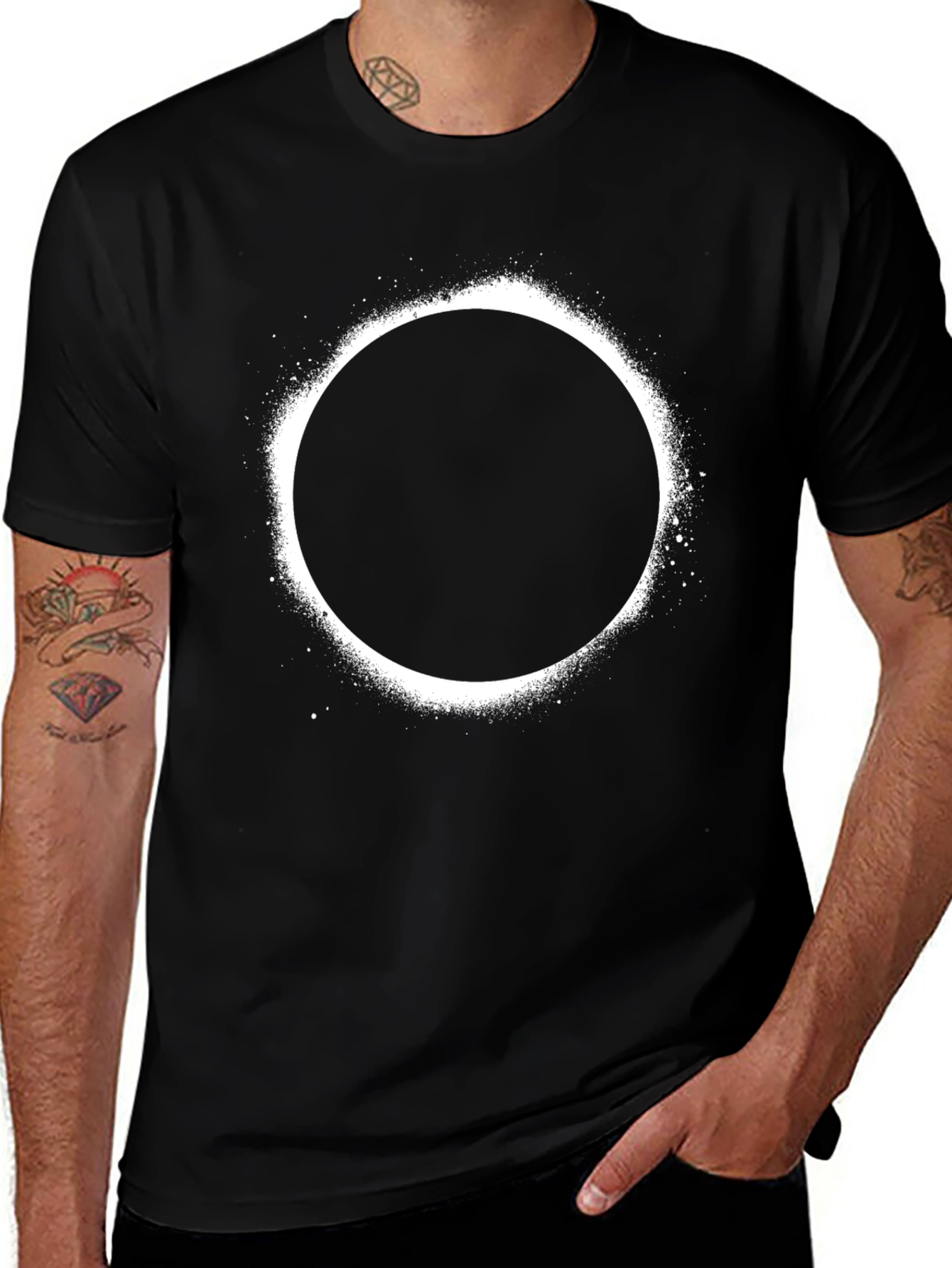 Eclipse Graphic Black T-Shirt