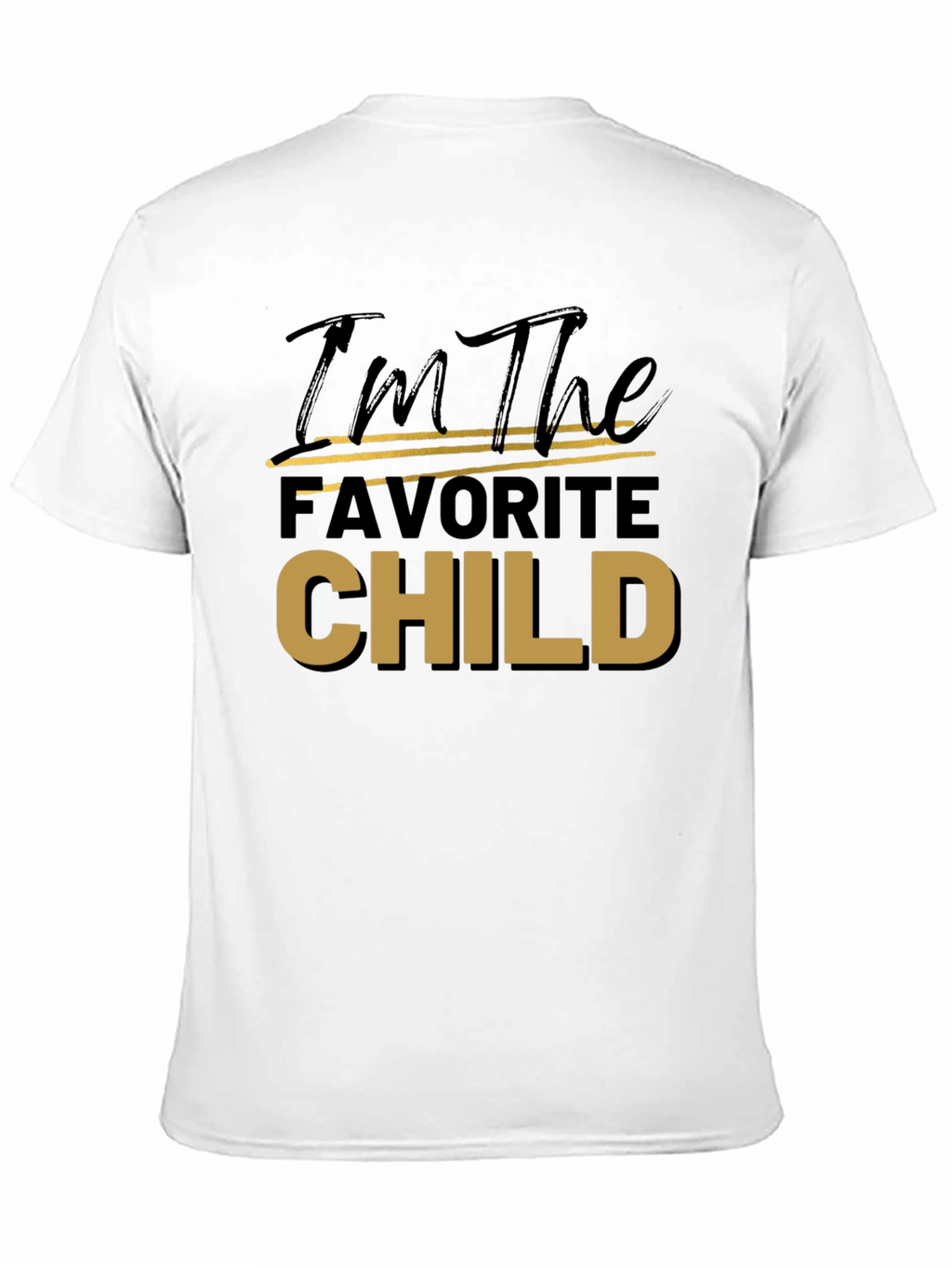 Favorite Child Tee - Black Cotton T-Shirt