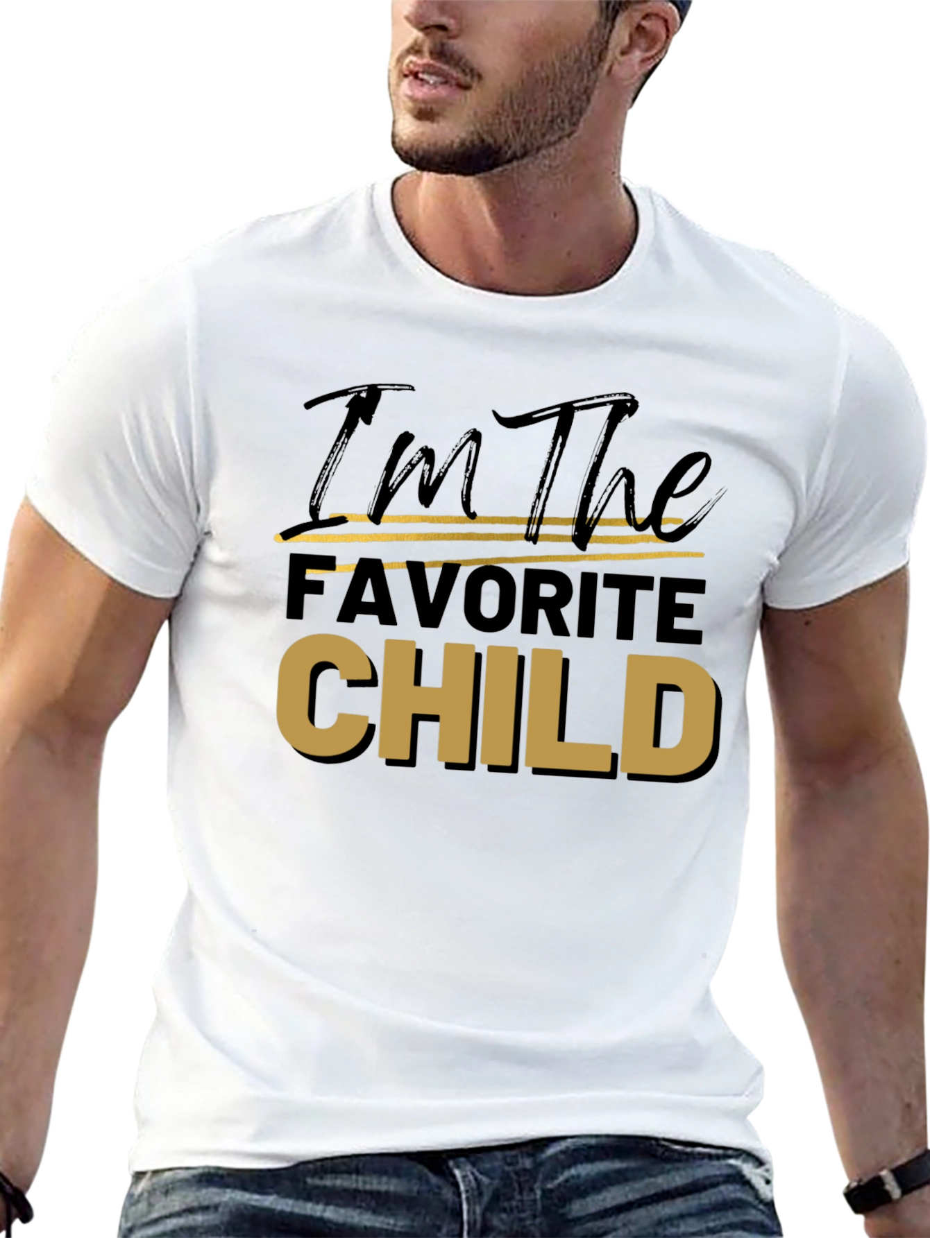Favorite Child Tee - Black Cotton T-Shirt