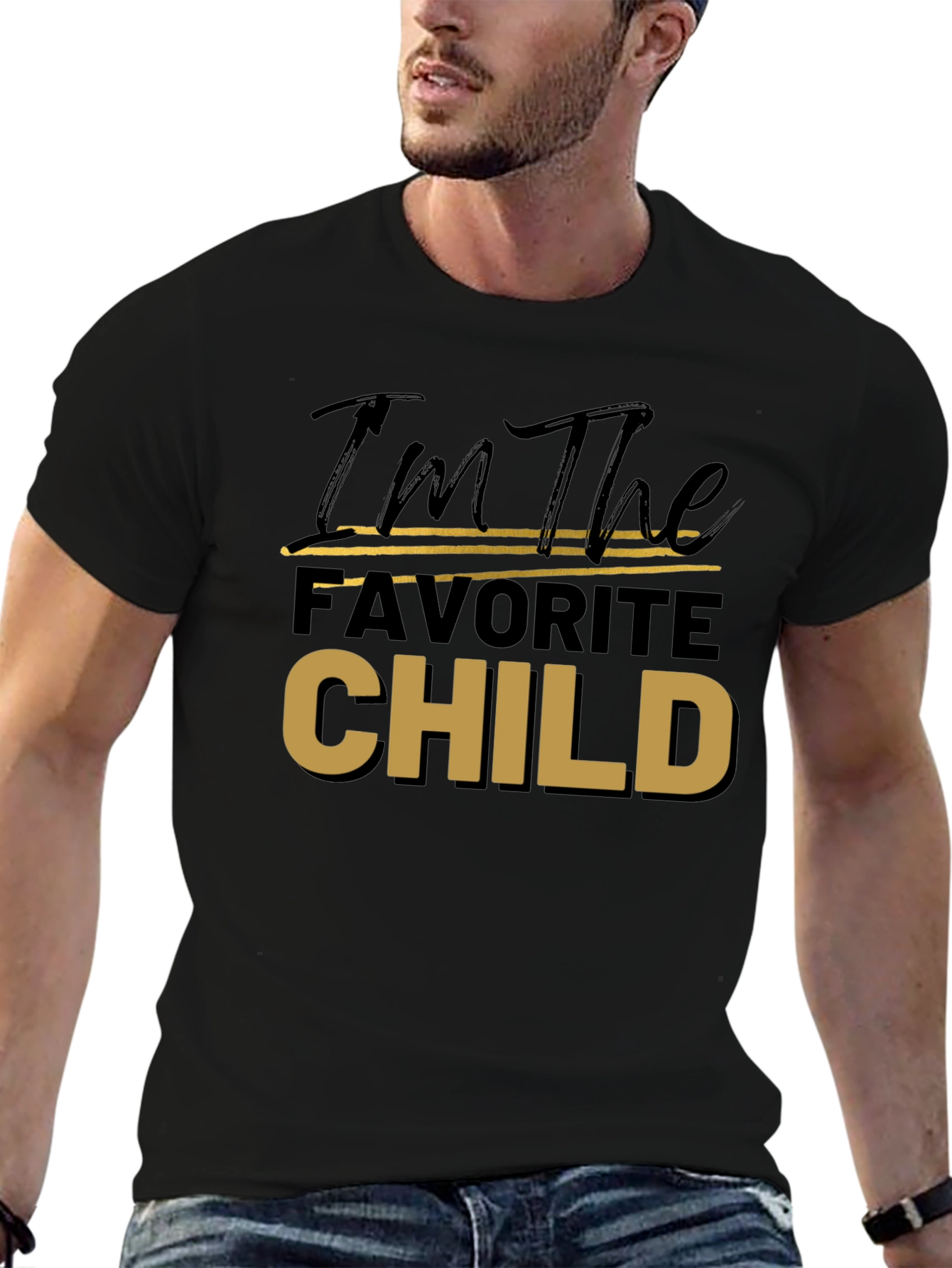 Favorite Child Tee - Black Cotton T-Shirt