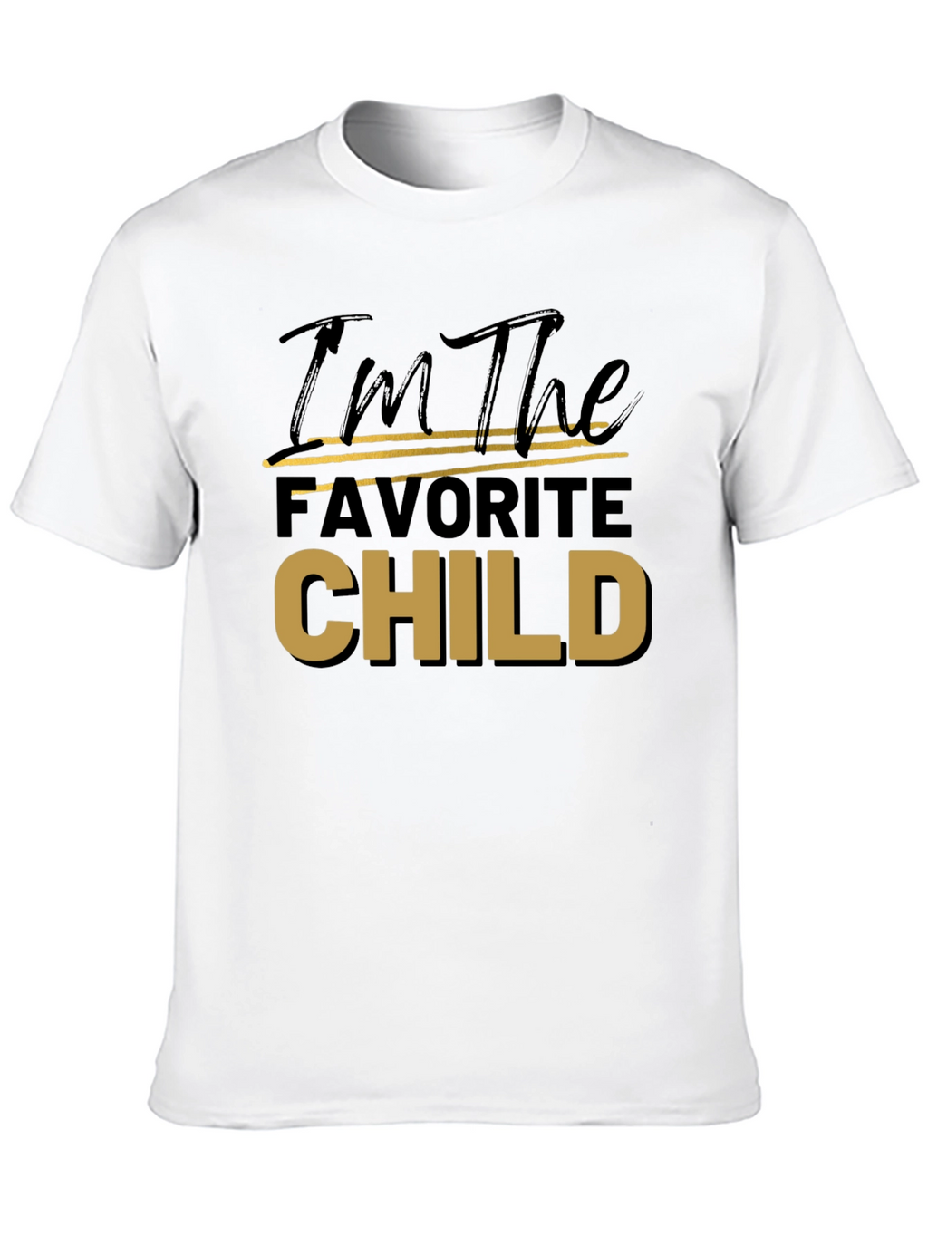 Favorite Child Tee - Black Cotton T-Shirt