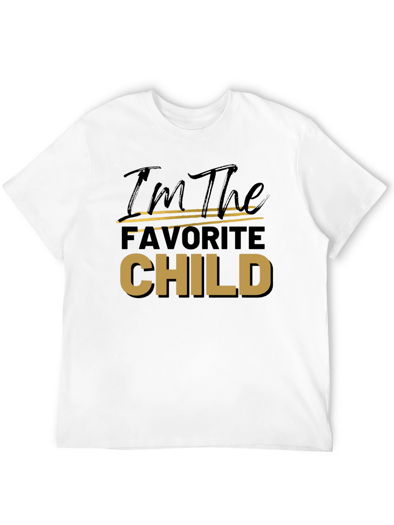 Favorite Child Tee - Black Cotton T-Shirt