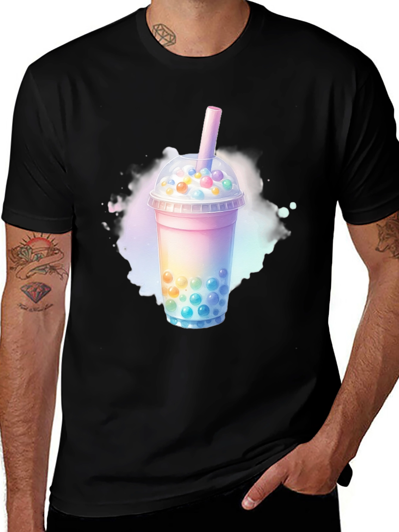 Bubble Tea Graphic Tee - Unique & Fun Design