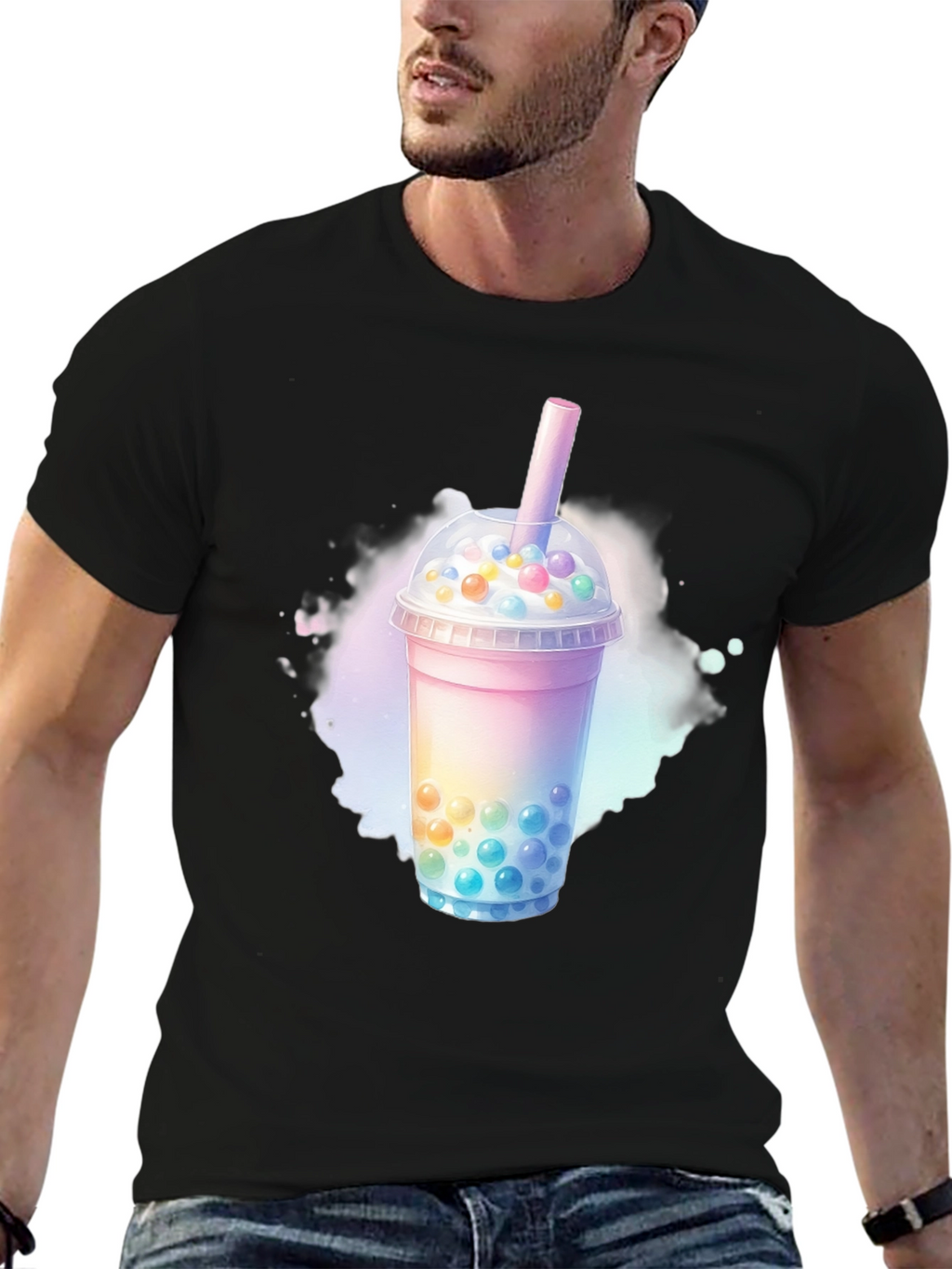 Bubble Tea Graphic Tee - Unique & Fun Design