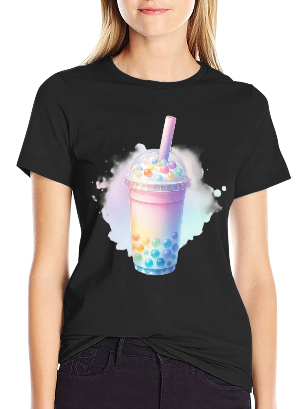 Bubble Tea Graphic Tee - Unique & Fun Design