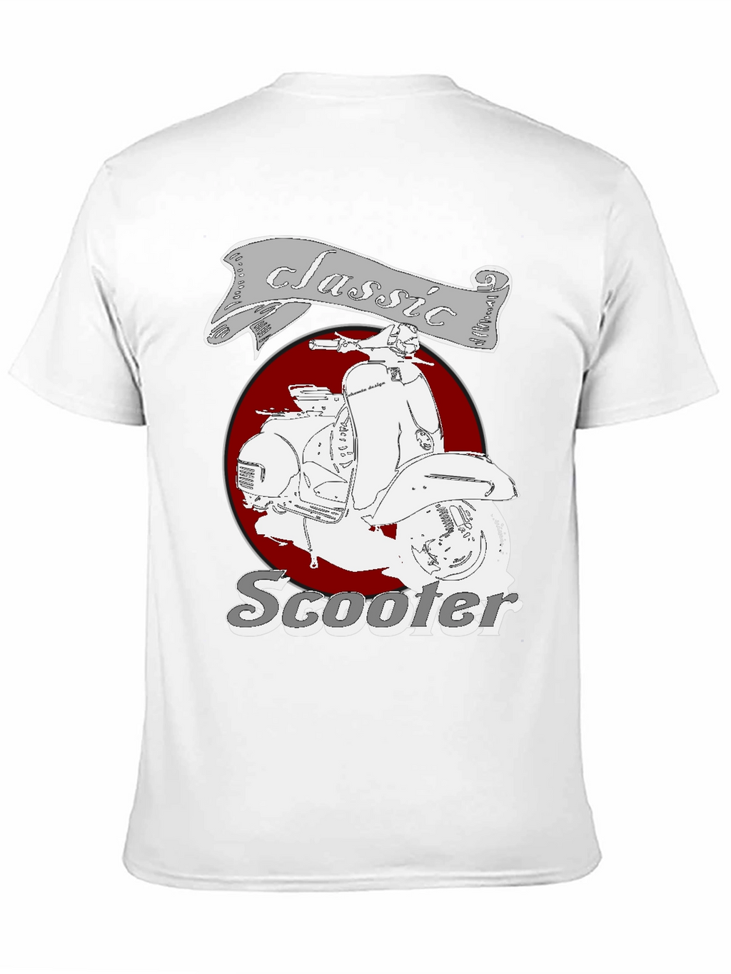 Classic Scooter Graphic Tee - Retro Style