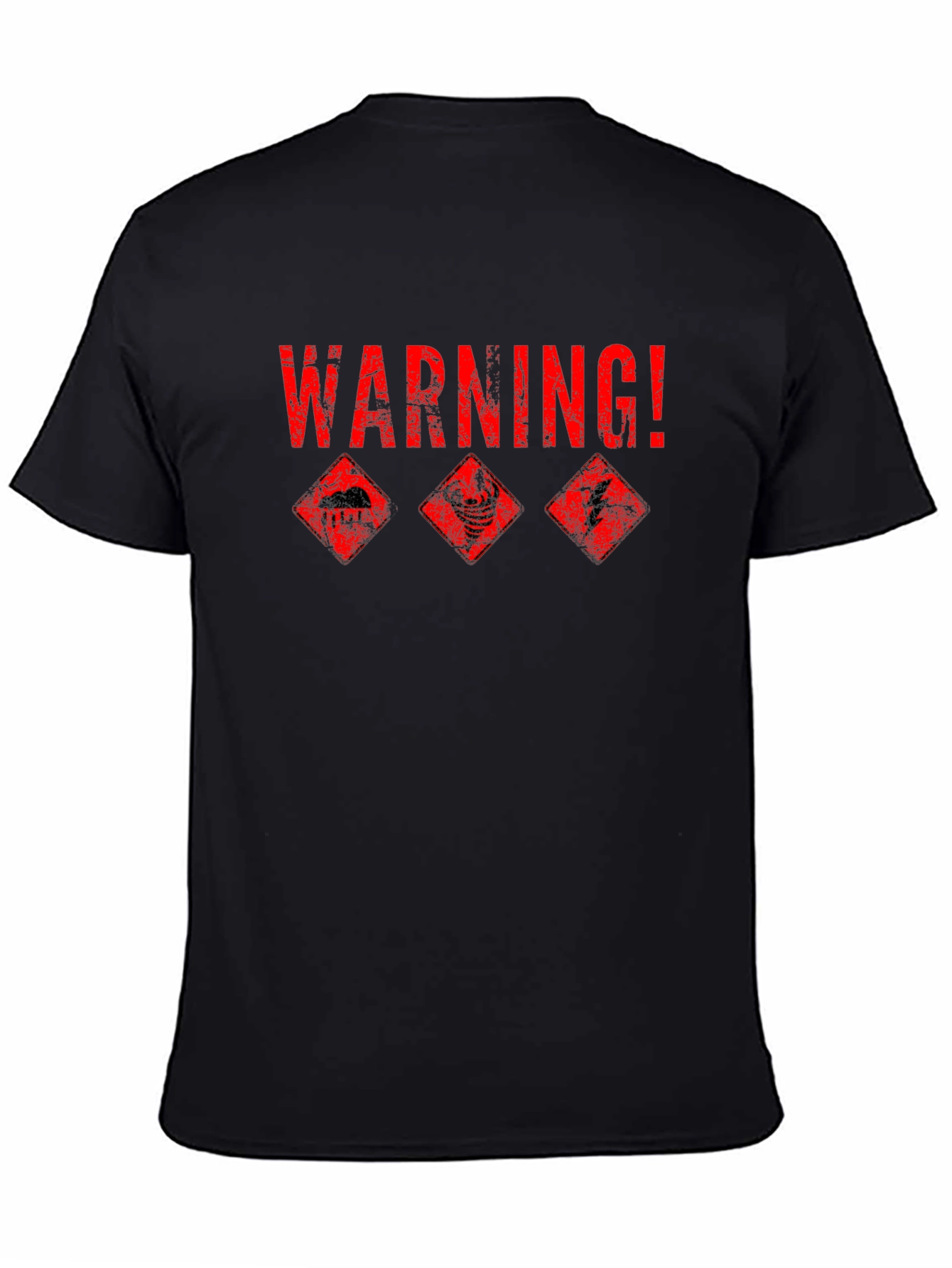 Warning! Weather Hazard Graphic T-Shirt