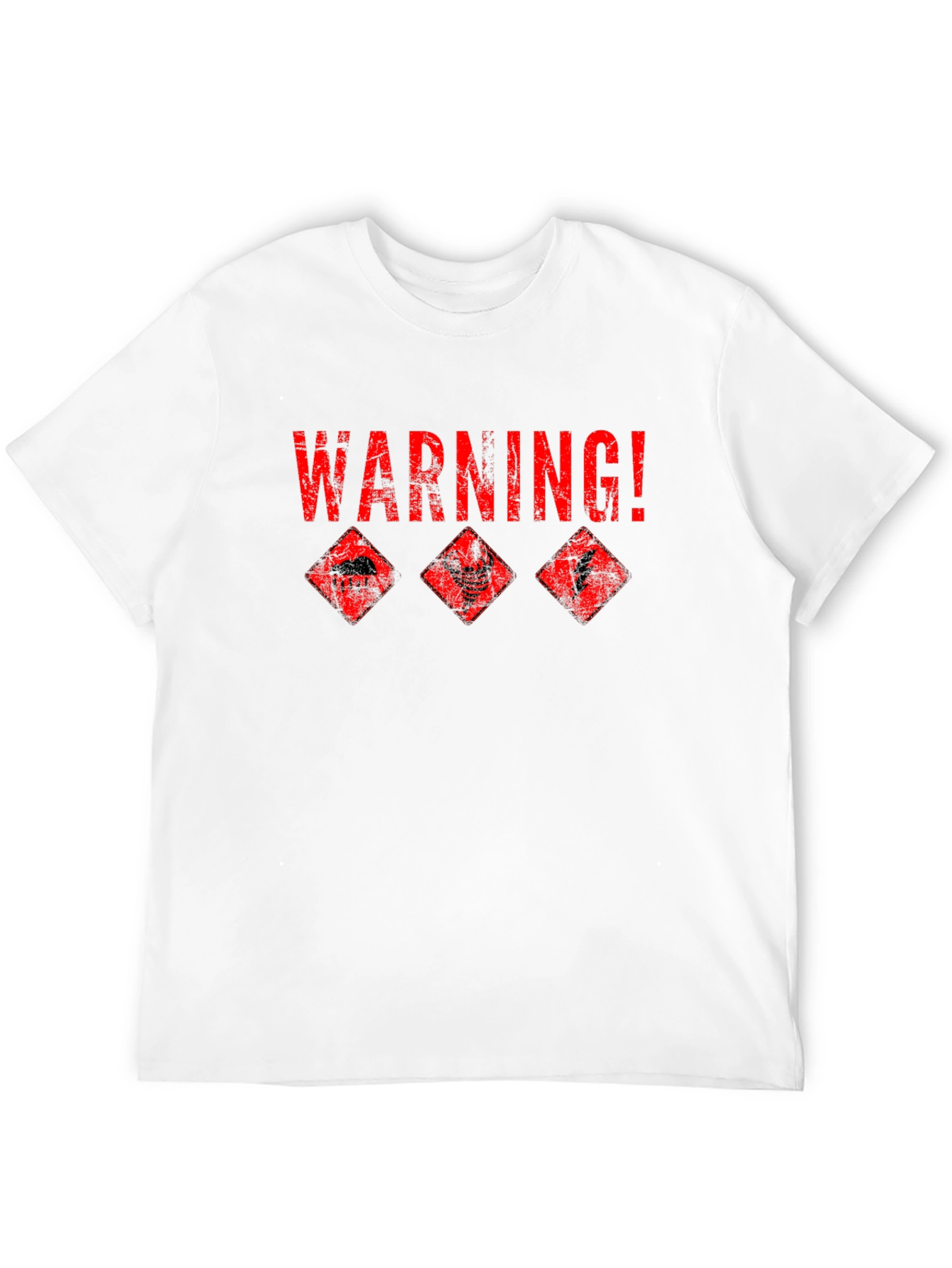 Warning! Weather Hazard Graphic T-Shirt
