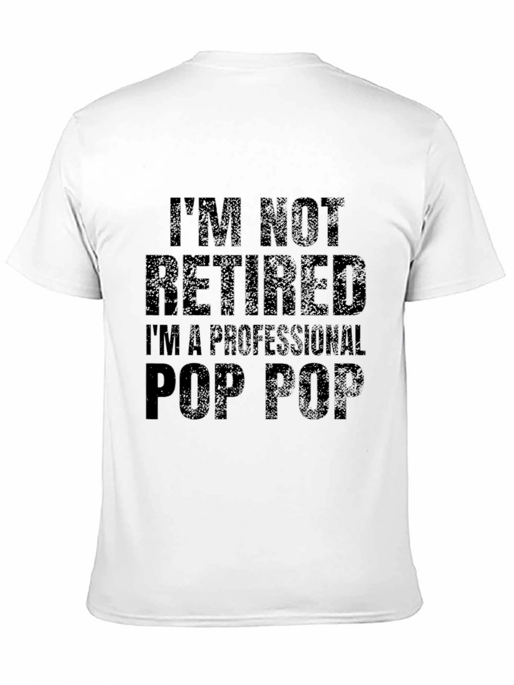Professional Pop Pop Black Graphic Tee