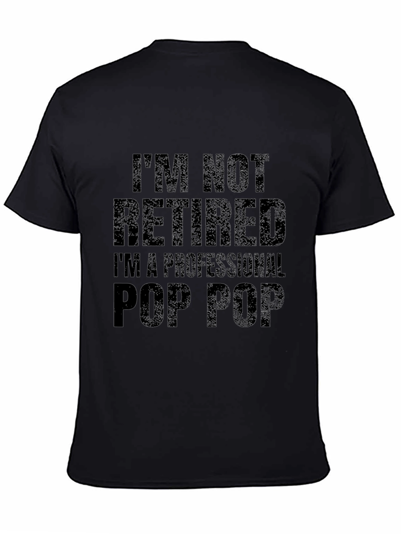 Professional Pop Pop Black Graphic Tee