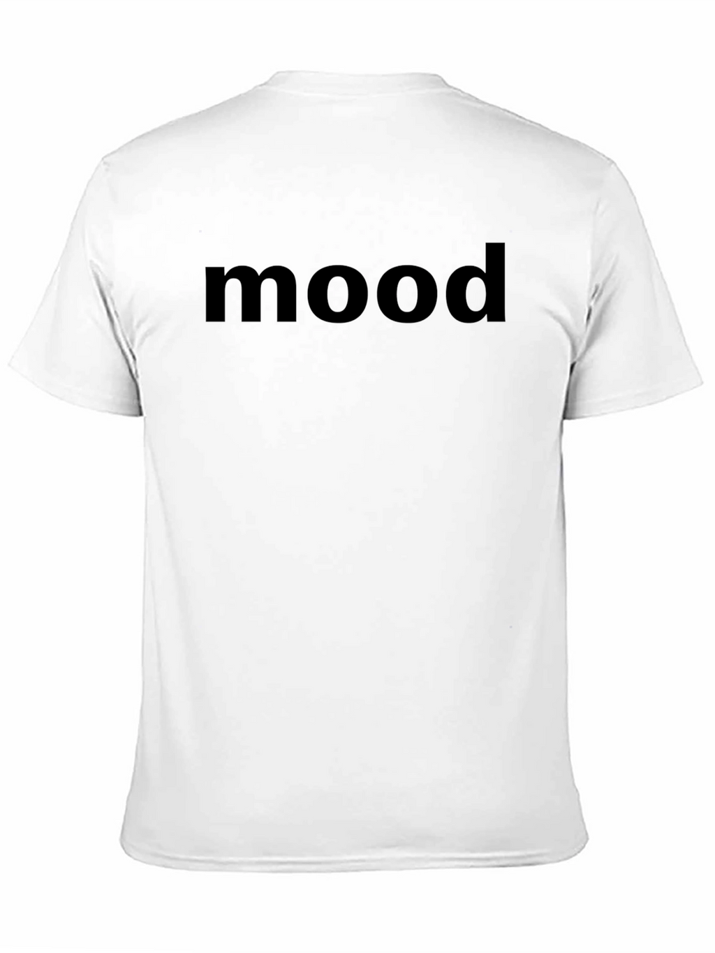 Mood Graphic Print Black T-Shirt