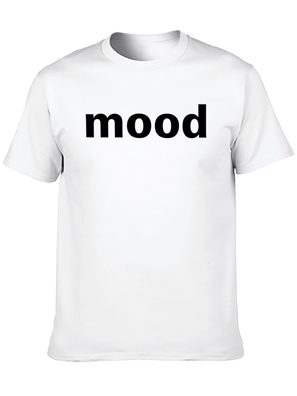 Mood Graphic Print Black T-Shirt