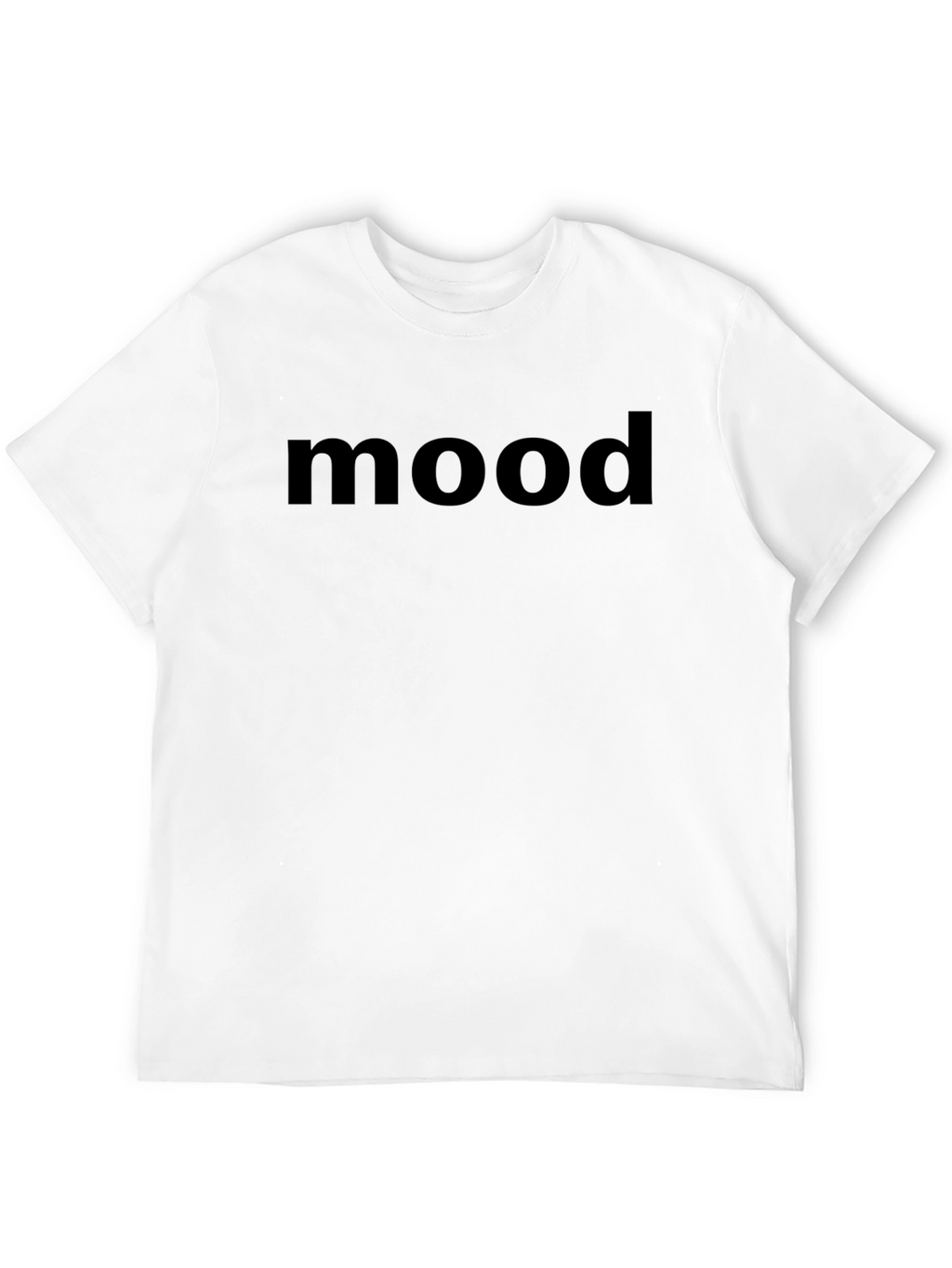 Mood Graphic Print Black T-Shirt