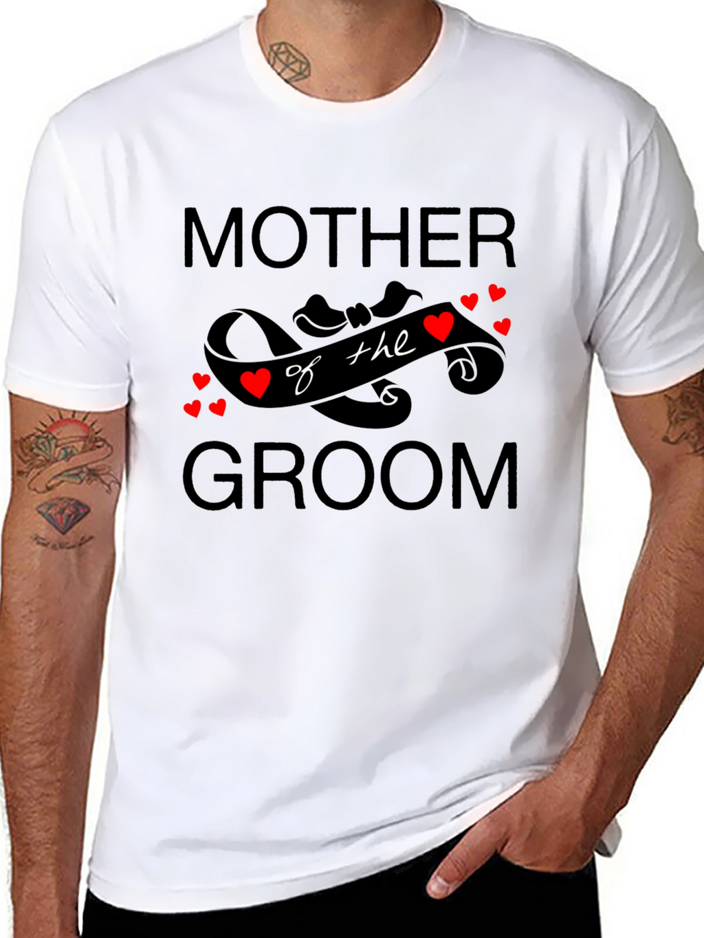 Mother of the Groom Graphic T-Shirt - Black