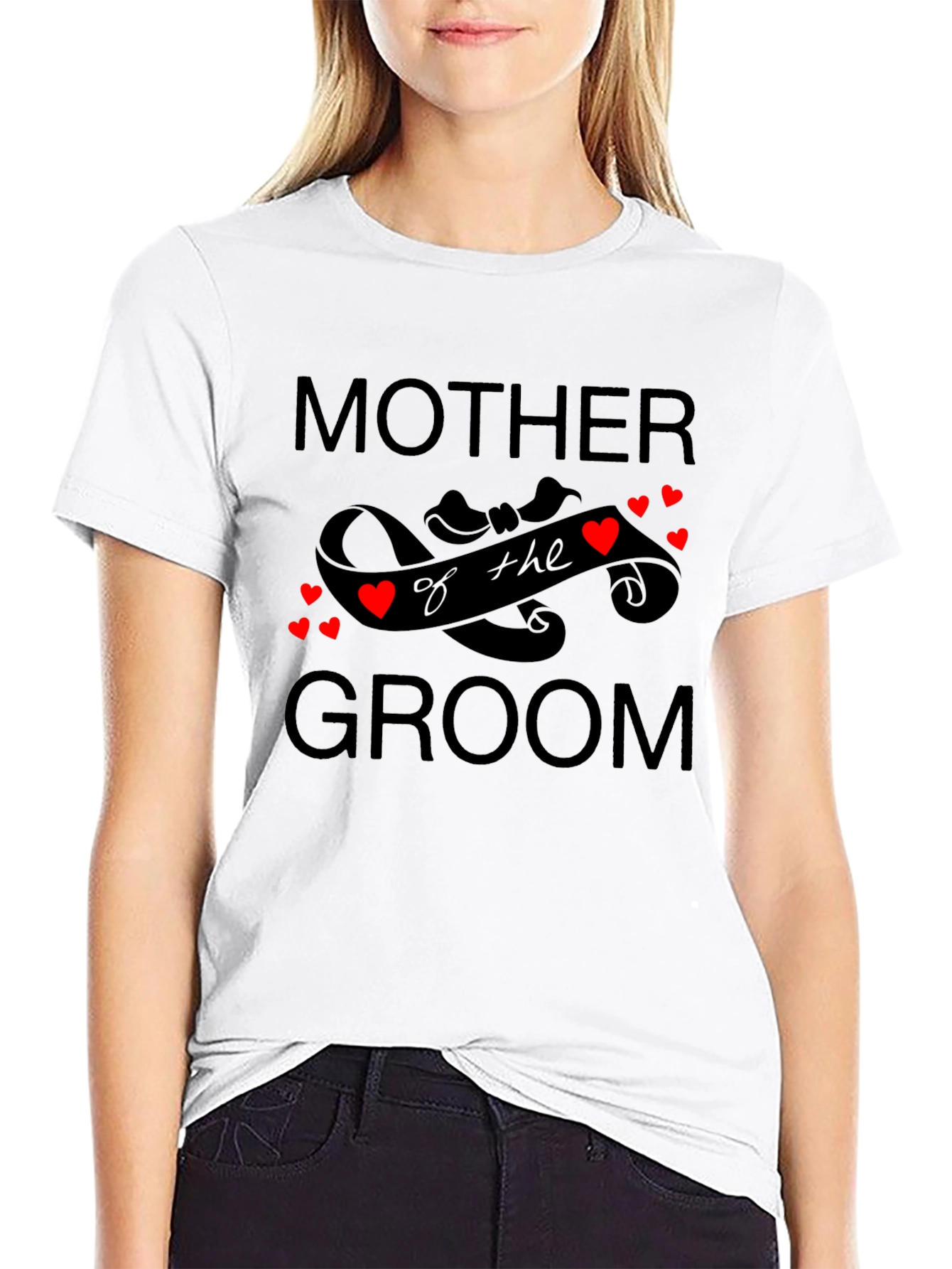 Mother of the Groom Graphic T-Shirt - Black