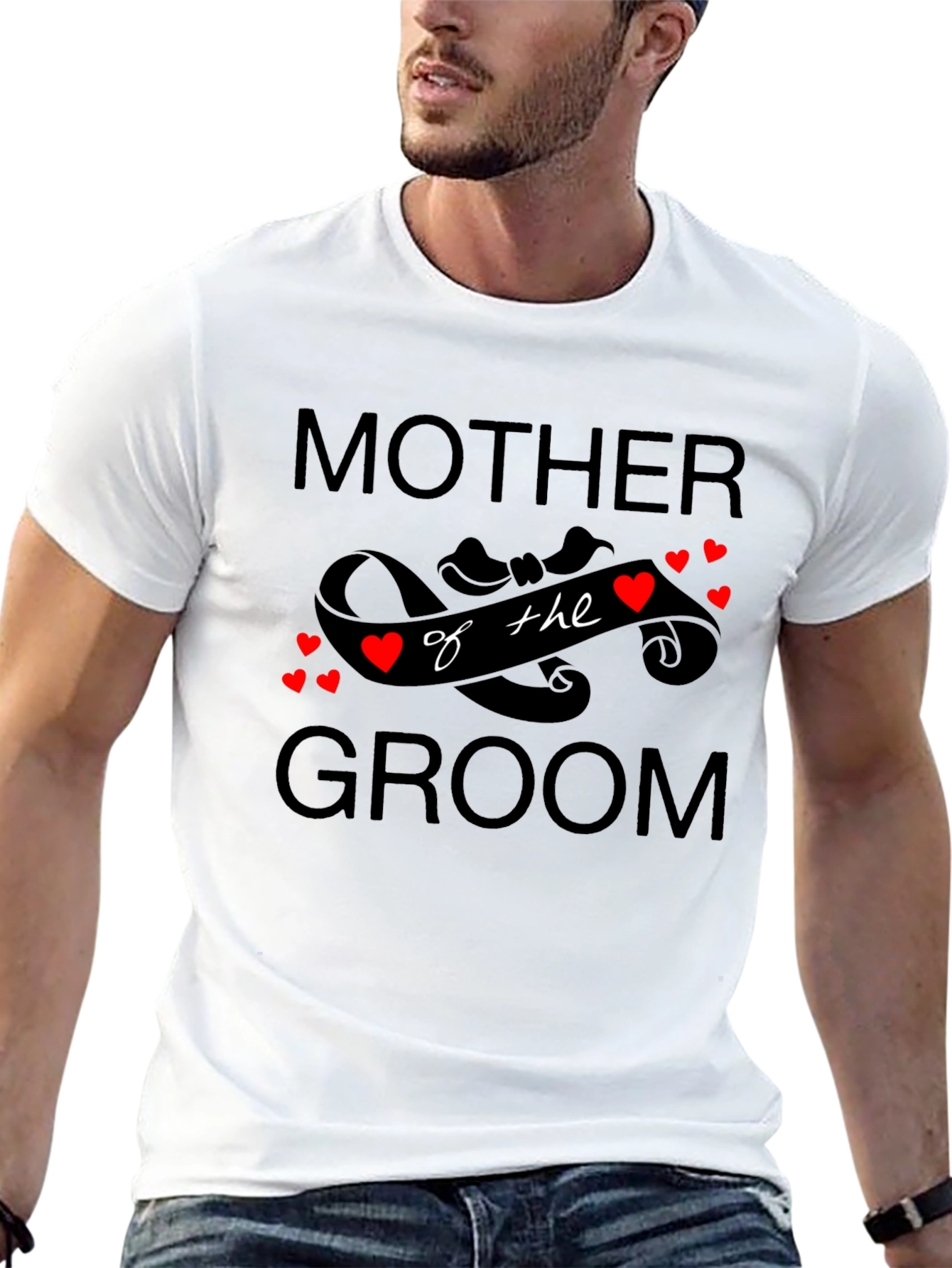 Mother of the Groom Graphic T-Shirt - Black