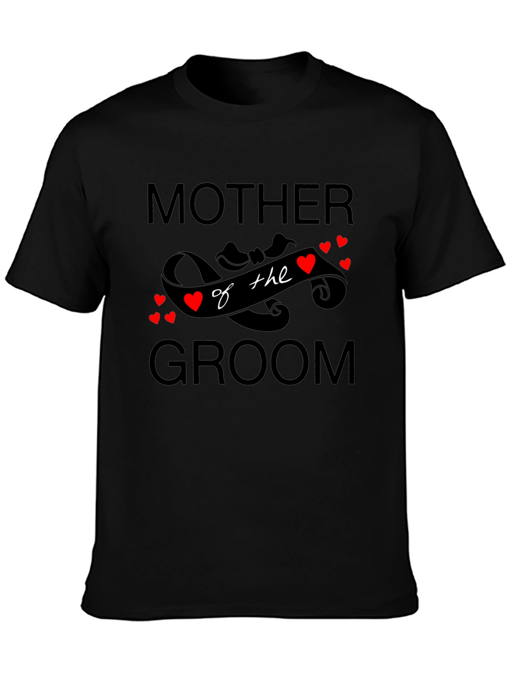 Mother of the Groom Graphic T-Shirt - Black