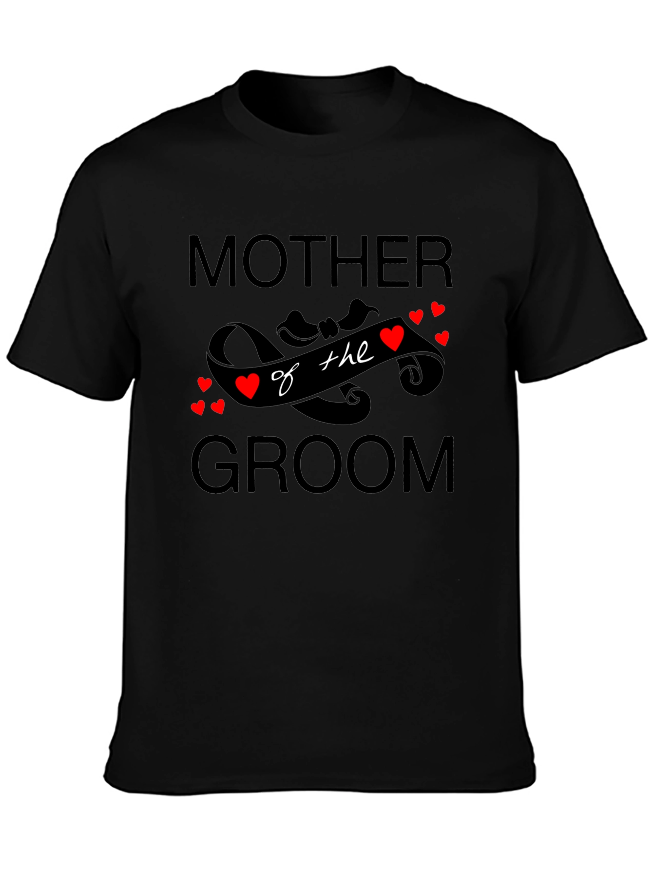 Mother of the Groom Graphic T-Shirt - Black