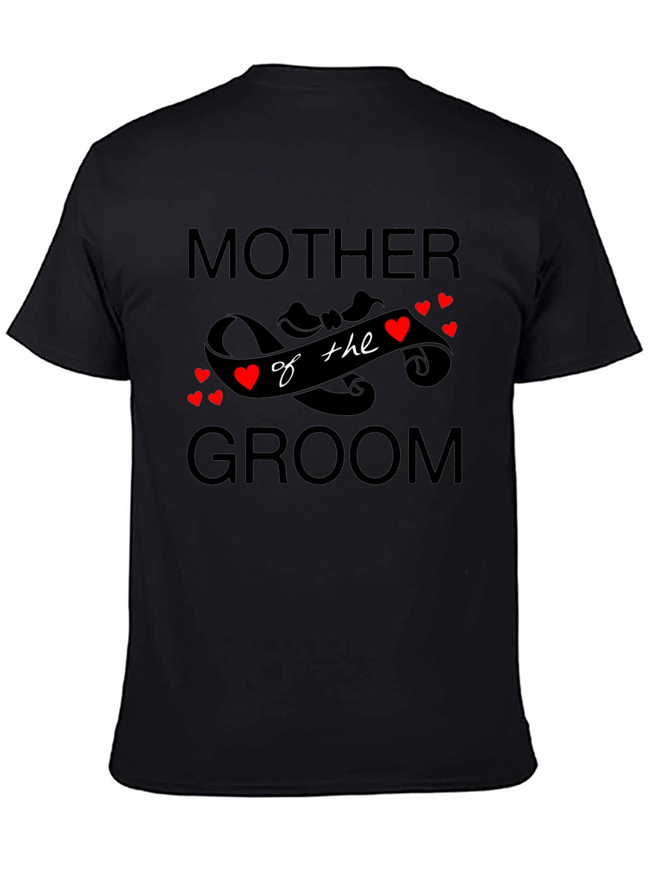 Mother of the Groom Graphic T-Shirt - Black
