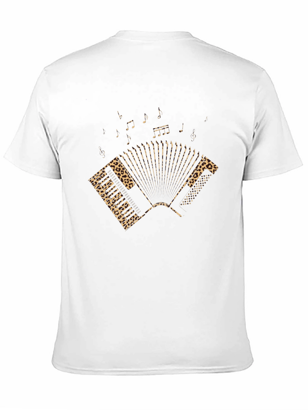 Black Accordion Graphic Tee