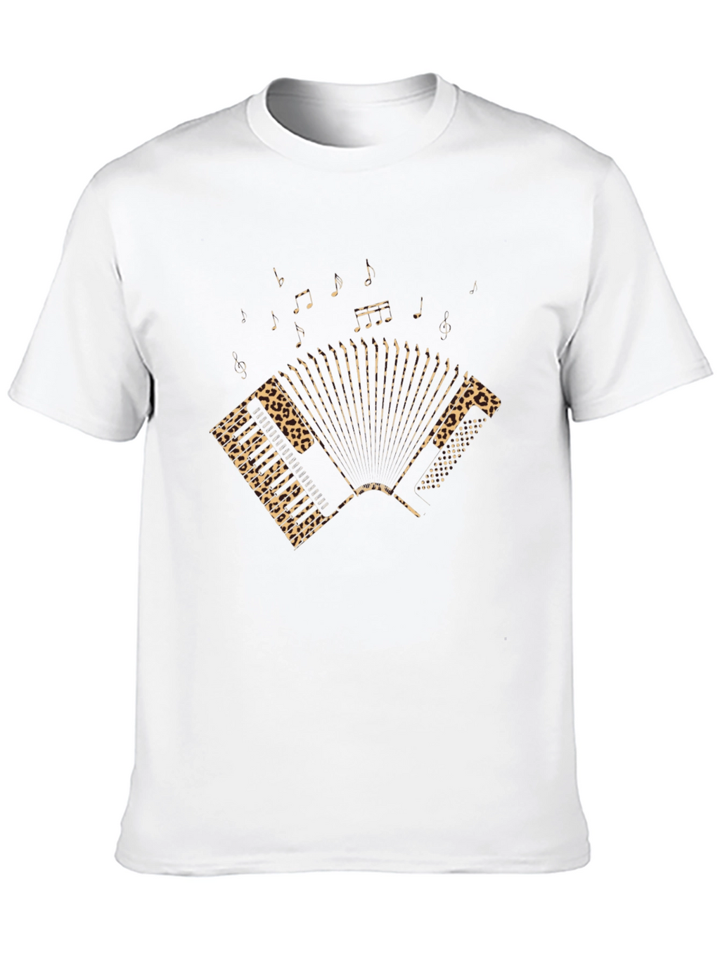 Black Accordion Graphic Tee