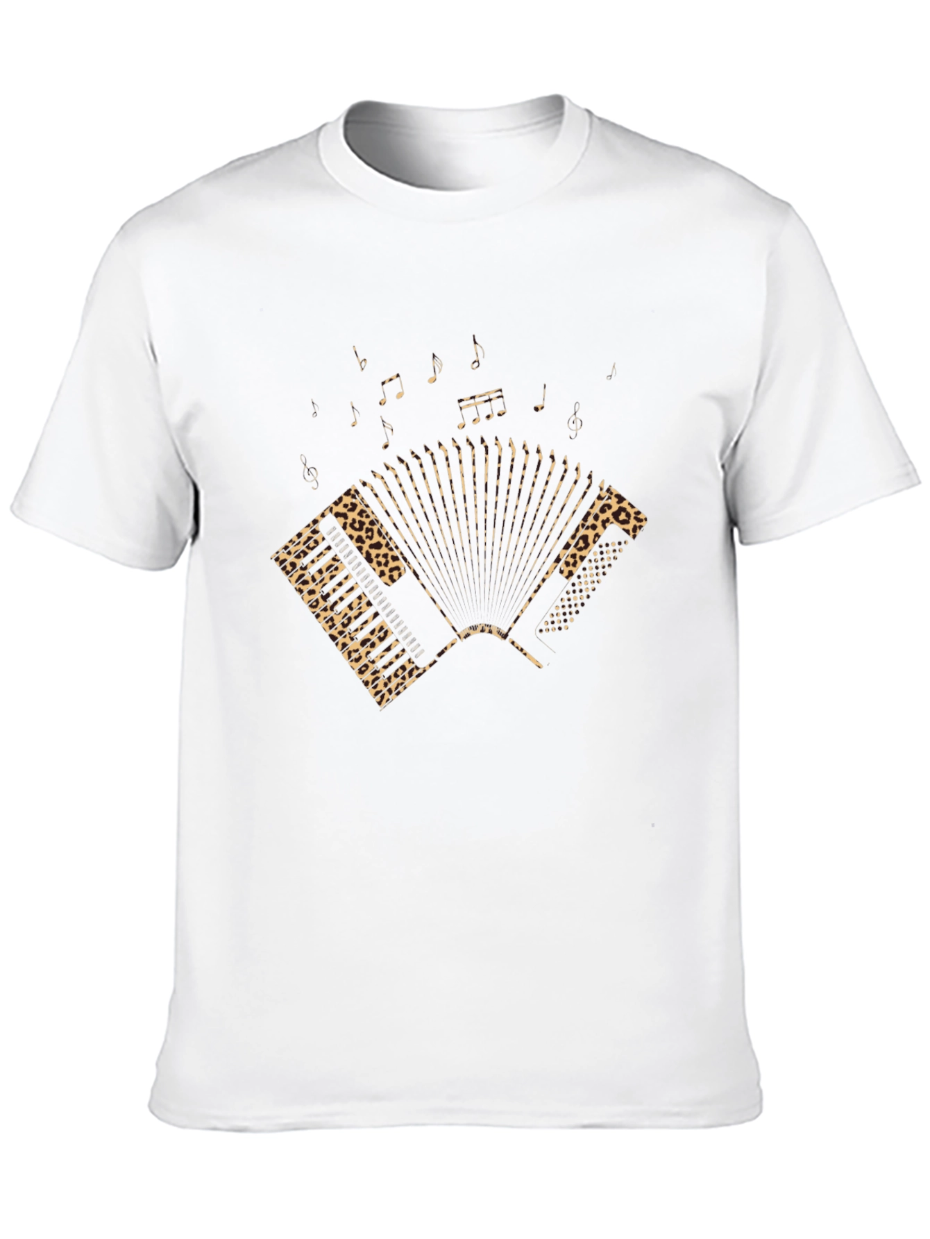 Black Accordion Graphic Tee