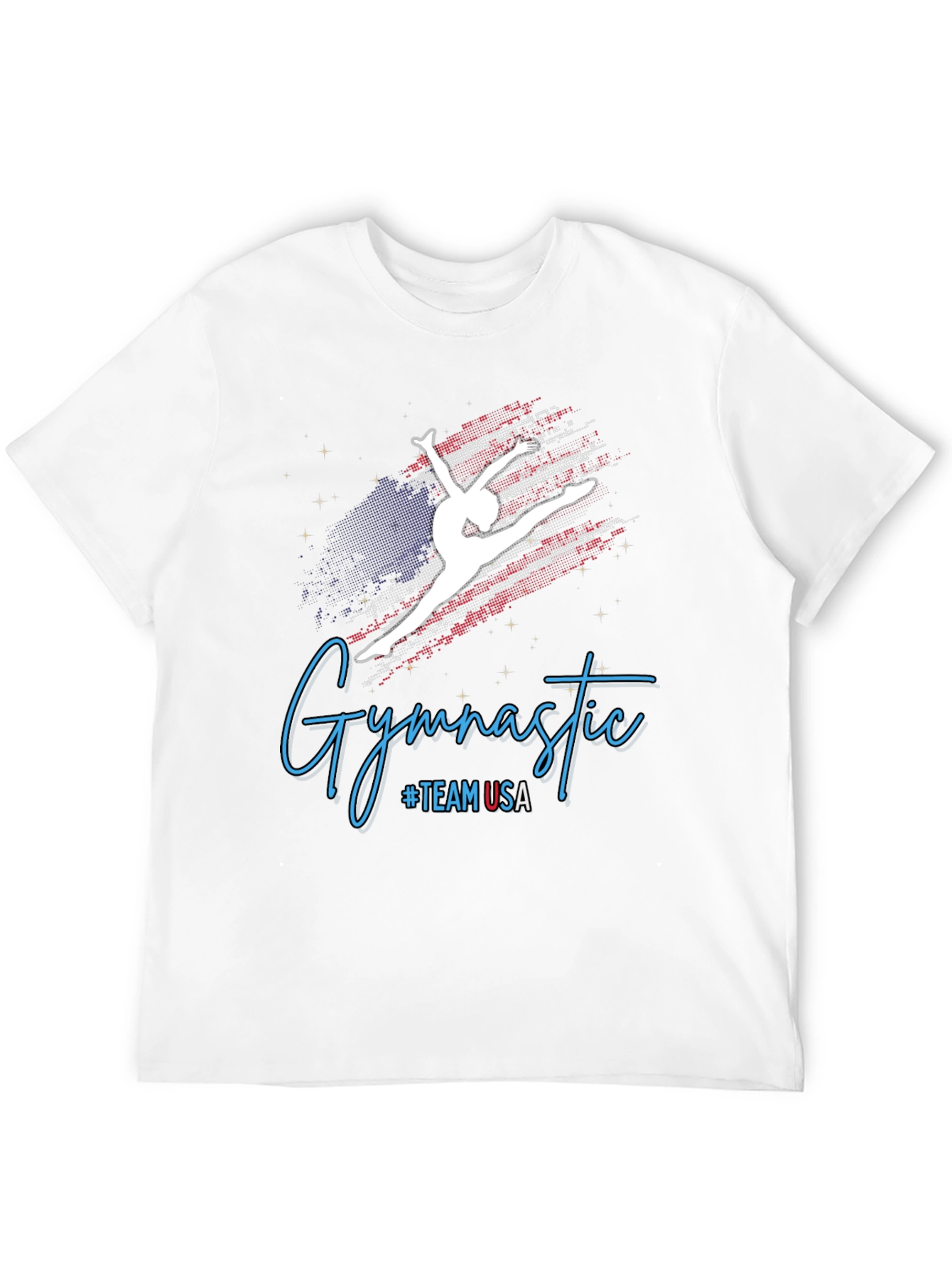 Gymnastic #TEAMUSA Black T-Shirt