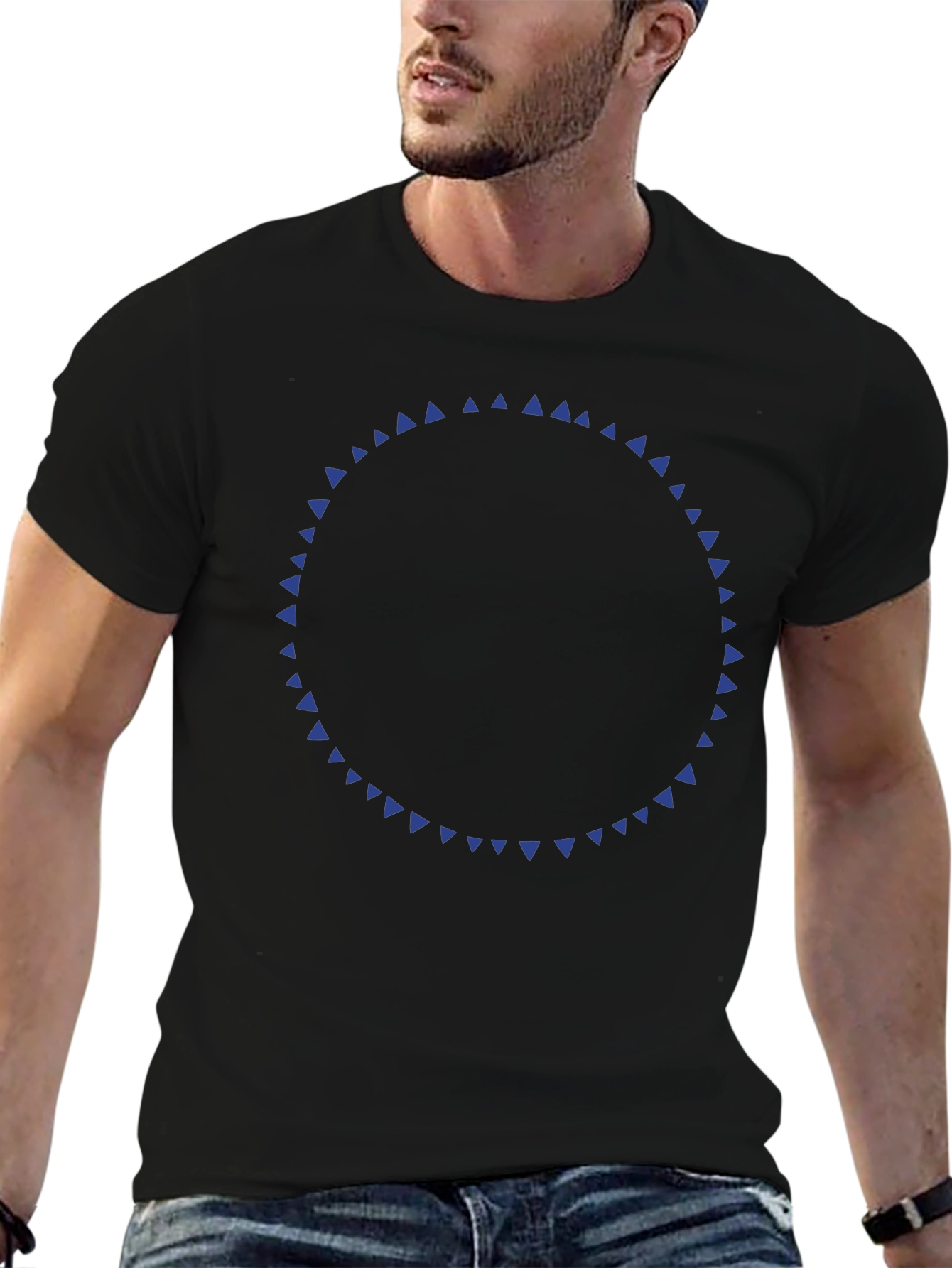 Geometric Circle Tee - Modern Design
