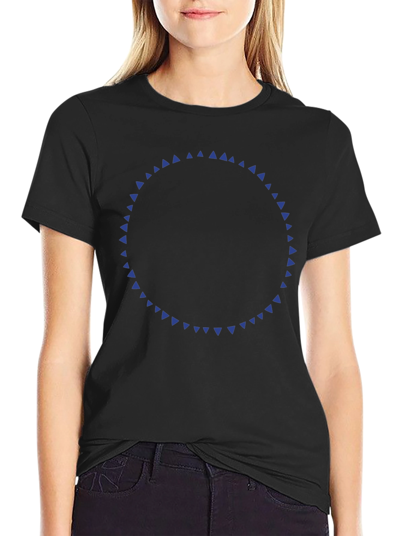 Geometric Circle Tee - Modern Design