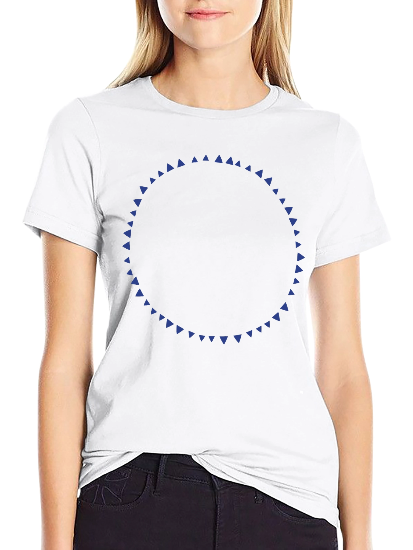 Geometric Circle Tee - Modern Design