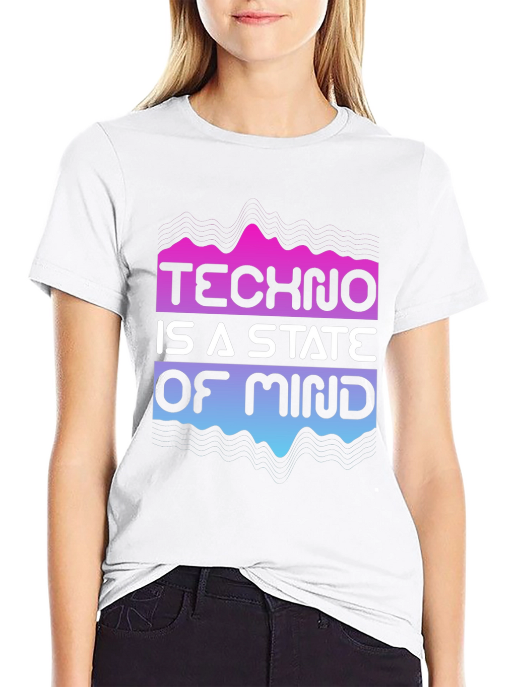Techno State of Mind Graphic Tee - Black