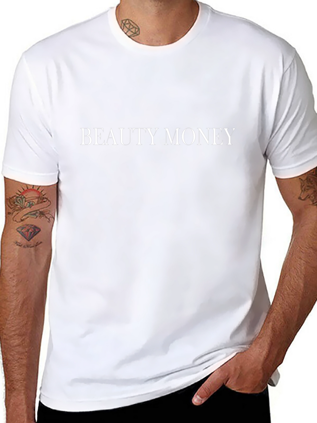 Beauty Money Graphic Tee - Stylish Comfort
