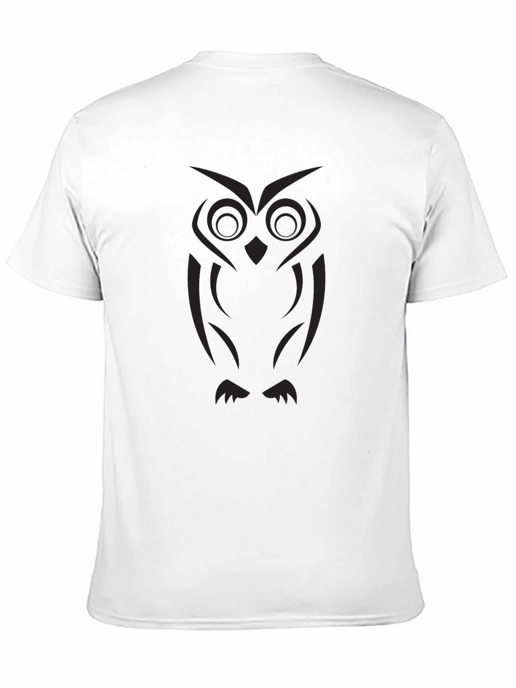Black Owl Graphic Tee - Stylish Casual Wear