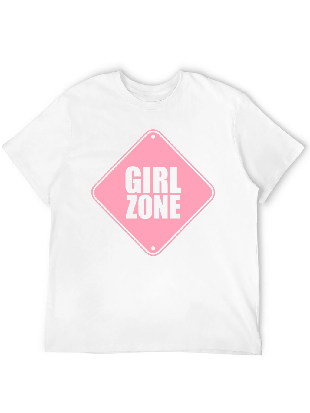 Girl Zone Graphic Tee - Black Crewneck T-Shirt