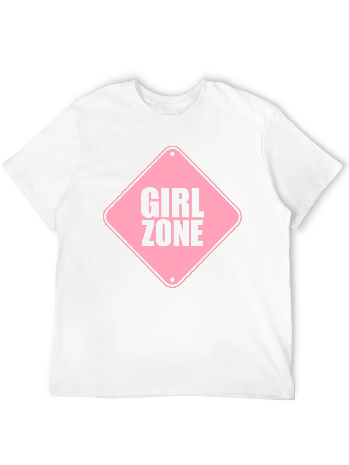Girl Zone Graphic Tee - Black Crewneck T-Shirt