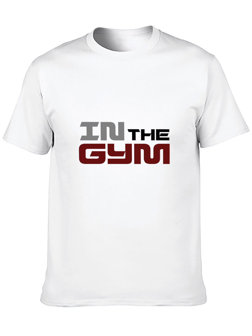 In The Gym Mens Black Graphic T-Shirt