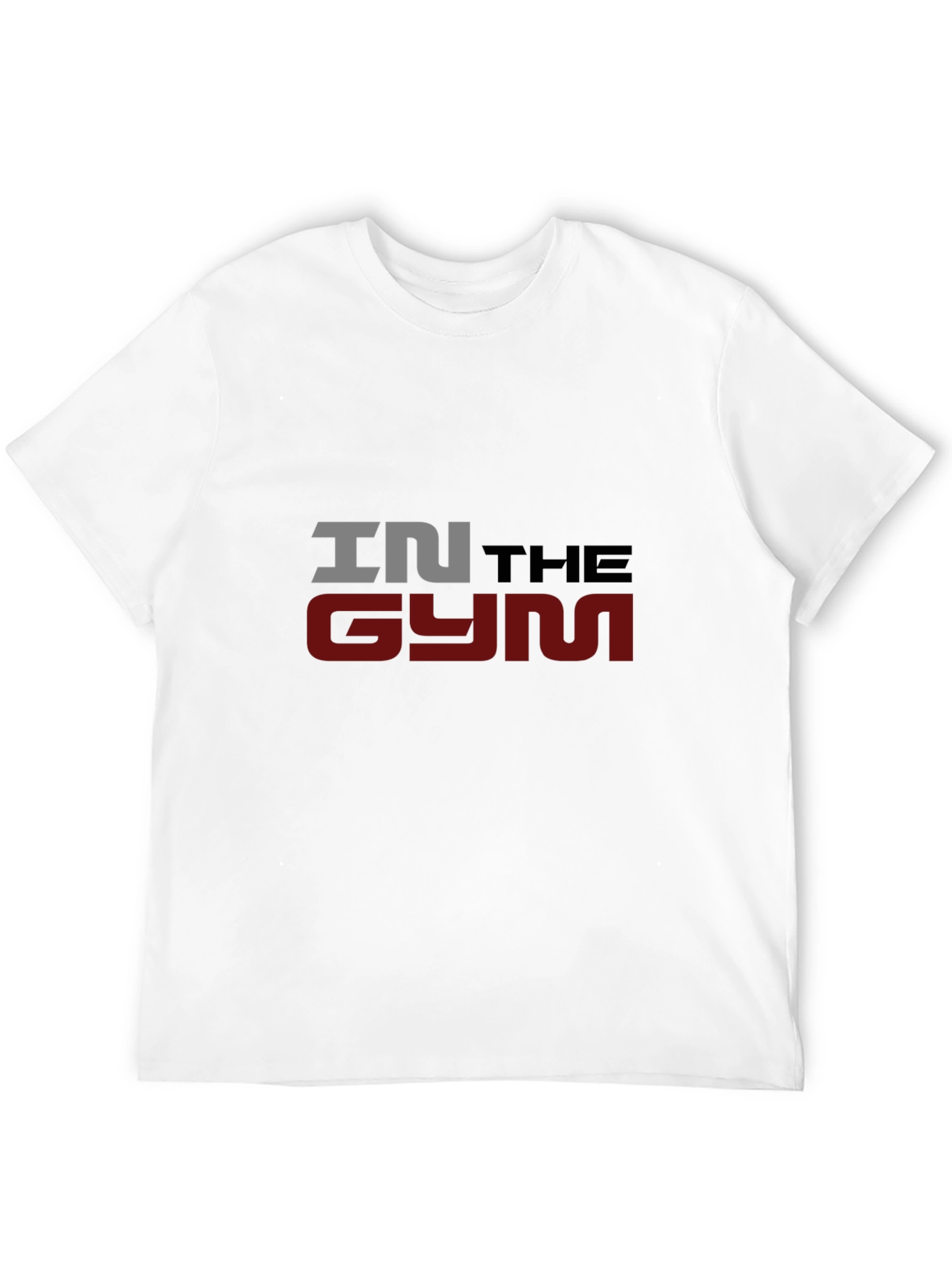 In The Gym Mens Black Graphic T-Shirt