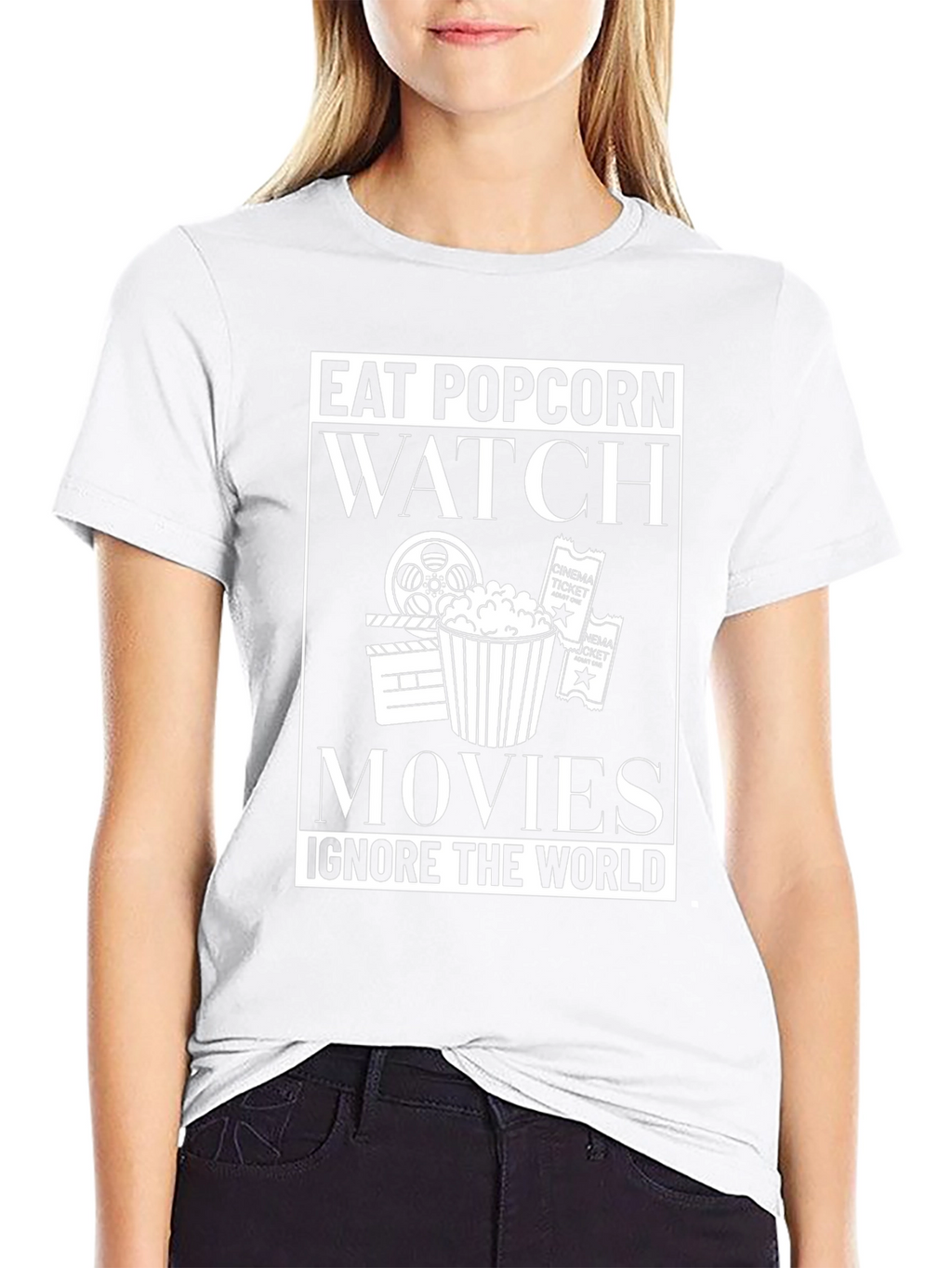 Eat Popcorn Watch Movies T-Shirt