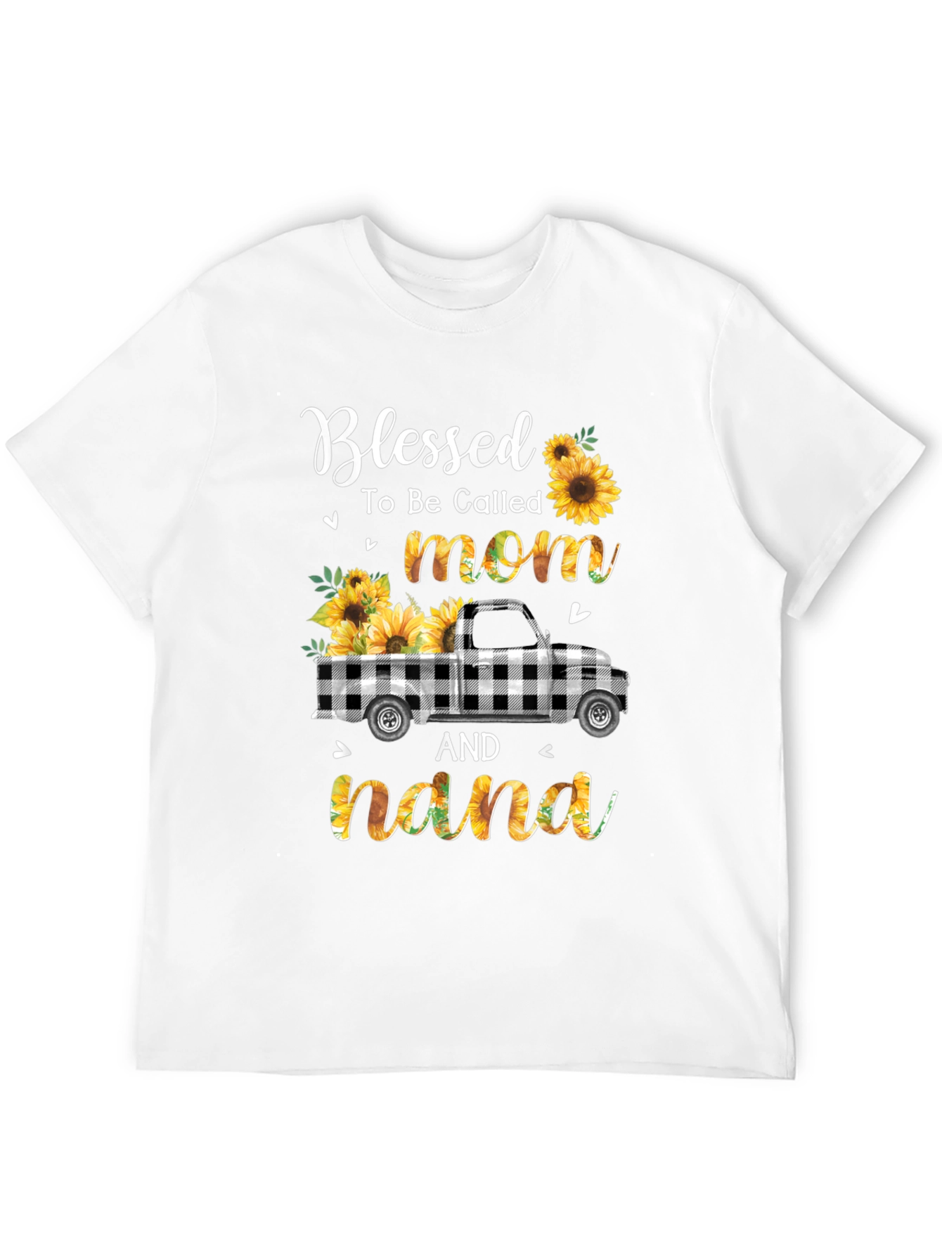 Blessed Mom & Nana Sunflower Truck T-Shirt