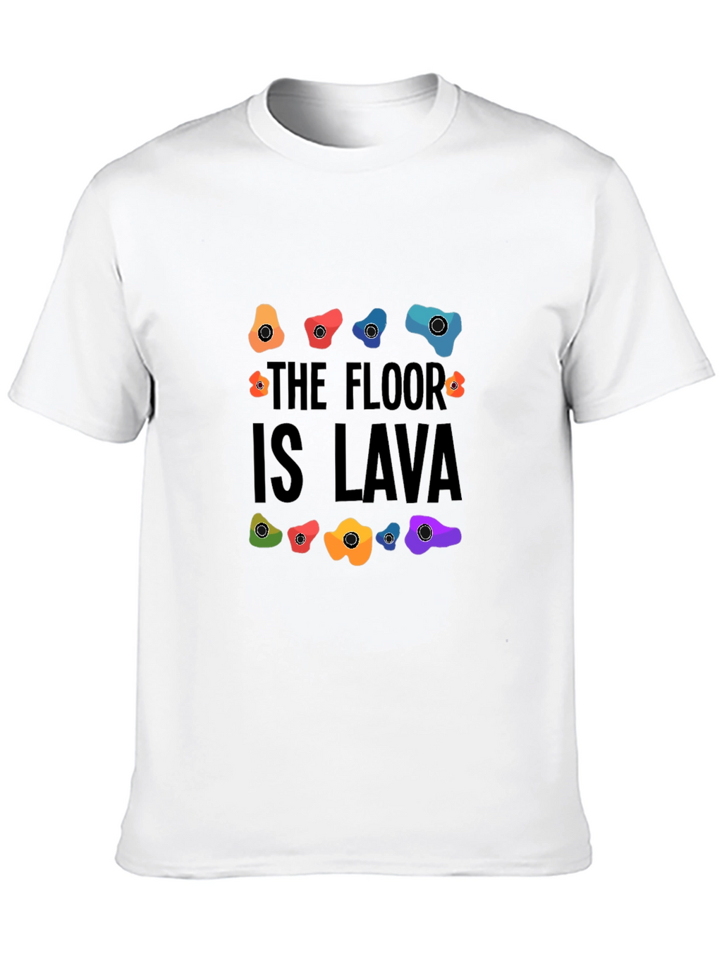 The Floor is Lava Climbing Holds Graphic Tee