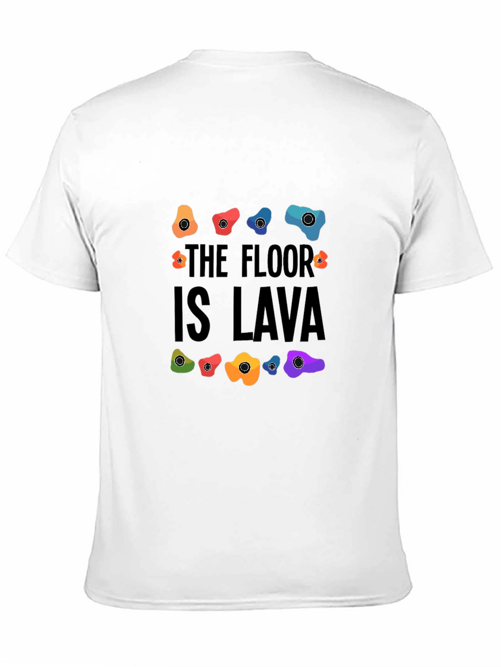 The Floor is Lava Climbing Holds Graphic Tee